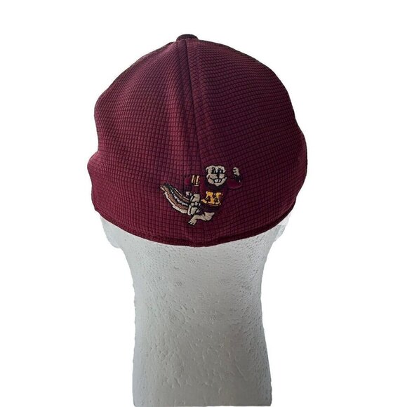 Minnesota Hat U Of M Maroon and Gold strap back Cap by Top of the world Gopher - Picture 4 of 6